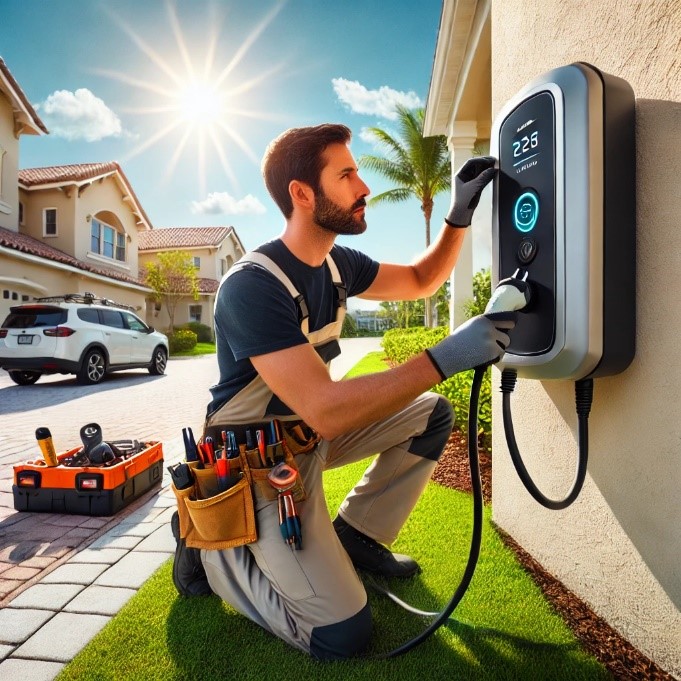 EV Charger Installation by Professional Installers in Parkland, FL